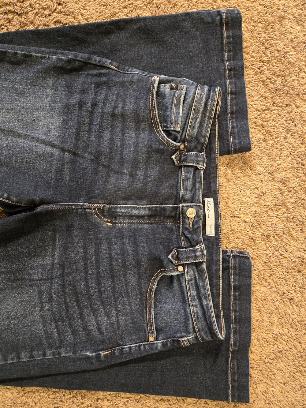 KanCan Dark Blue Flare Jeans - Picture 4 of 5